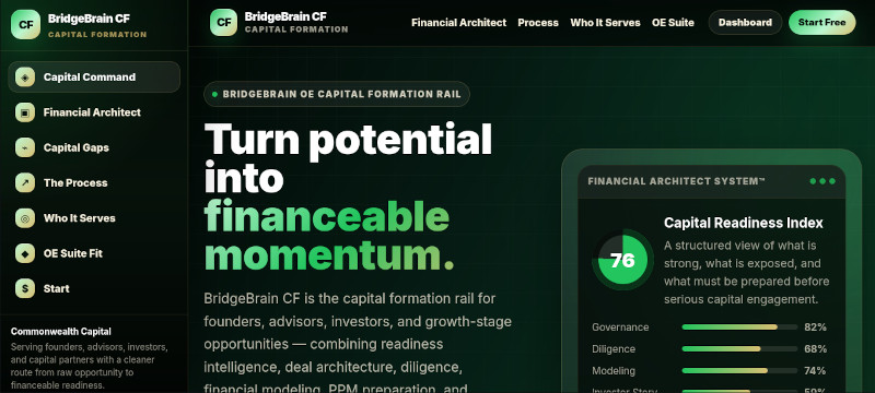 Capital rail