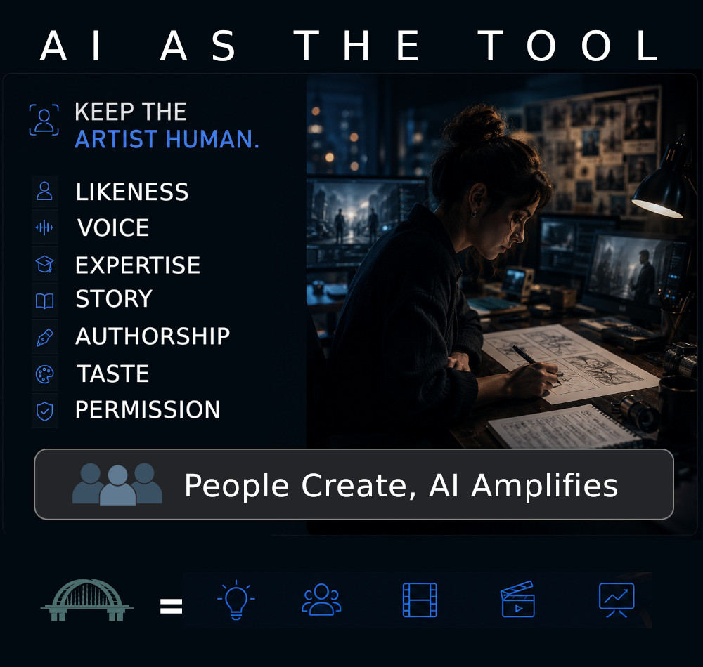 Human-first AI: the artist stays human